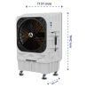 EQUIPO EVAPORATIVO WEATHER FIGHTER 120L/18000 (WHITE) | Tienda Online Bio-Fan